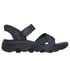 Skechers Slip-ins: GO WALK Massage Fit Sandal - Heather, BLACK / GRAY, full