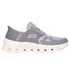 Skechers Slip-ins: Glide-Step Pro, GRAU / ORANGE, full