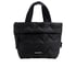 Quilted Mini Tote Bag, NOIR, full