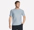 GO DRI All Day Tee, WHITE / BLUE, full