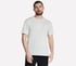 GO DRI Pima Signature V-Neck, WHITE / TAUPE, full