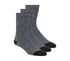 Super Soft Boot Crew Socks - 3 Pack, SCHWARZ, full