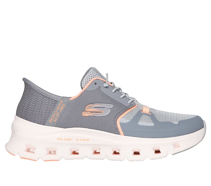 Skechers Slip-ins: Glide-Step Pro, GRIGIO  /  ARANCIONE, fullimage number 0