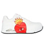 Ricardo Cavolo Work Slip-Resistant: Uno - Flaming Heart Safety Toe, WHITE / MULTI, full image number 0