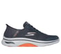 Skechers Slip-ins: GO WALK Arch Fit 2.0 - Simplicity 2, CHARCOAL / ORANGE, full image number 0