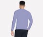 GO DRI All Day Long Sleeve Tee, VIOLET / BLANC / ROSE FLUO, full image number 1