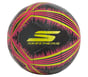 Hex Multi Mini Stripe Size 5 Soccer Ball, ZWART / KORAAL, full image number 0