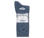 Super Soft Boot Crew Socks - 3 Pack, BLAUW / GRIJS, full image number 1