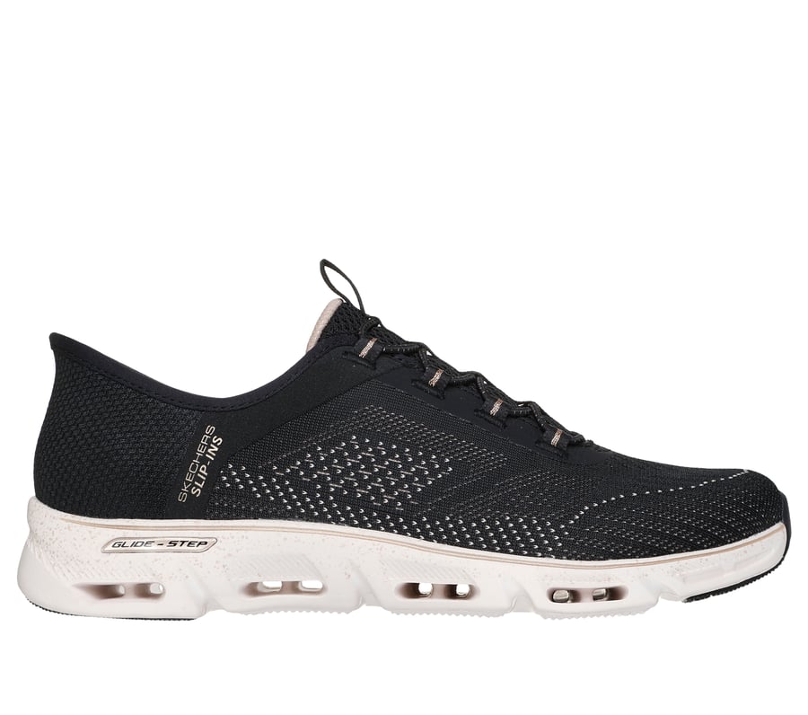 Skechers Slip-ins: Glide-Step Gratify - Pace, BLACK / GOLD, fullimage number 0