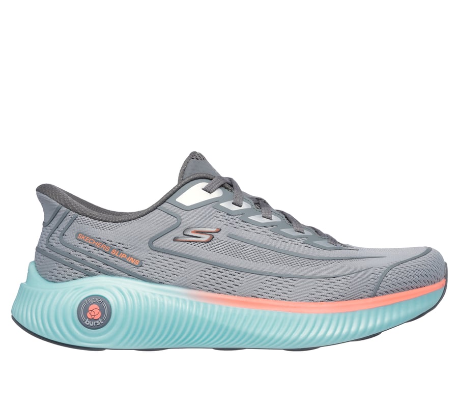 Skechers Slip-ins: GO RUN Anywhere - Ember, GRAY / BLUE, fullimage number 0
