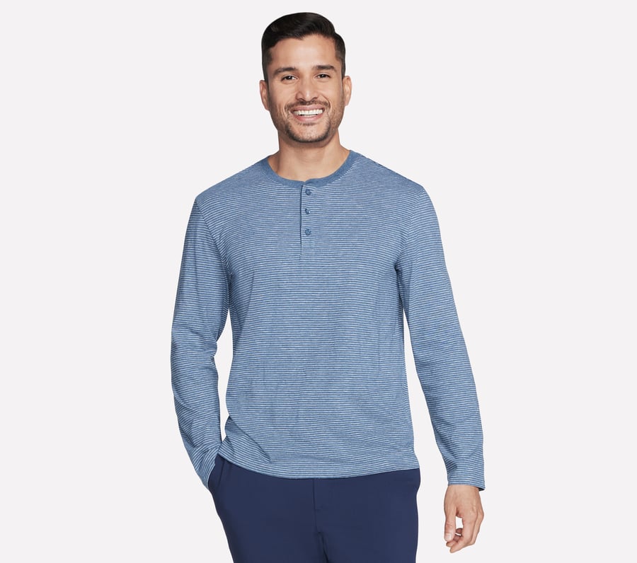 Skech Jersey Henley, DENIM, fullimage number 0